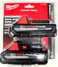 Genuine 18V Milwaukee 48-11-1837 3.0 Ah Batteries M18 (2) 48-11-1835 High Output. Fixed Price $239.97.