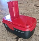 Genuine Oem Craftsman C3 19.2V Lithium-ion Battery 315.PP2025, Used, Tested 3BAH. Fixed Price $49.00.