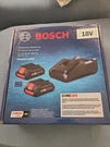 Bosch GXS18V-15N15 Volt Li-ion Starter Kit Charger & 4.0 Ah Battery. Fixed Price $125.00.