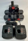 Lot Of (5) Craftsman #315.11375 19.2V Diehard Battery & (2) Chargers #1425301. Fixed Price $99.99.