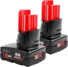 Waitley Pack 12V 6A Replacement Battery Compatible With Milwaukee Power Tools. Fixed Price $51.23.