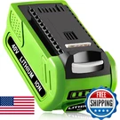 40V 6000MAH Replacement For Greenworks Battery 6.0AH Lithium 29252 20202 222. Fixed Price $67.44.
