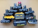 Power Tool Batteries Dewalt Ryobi Milwaukee Ridgid 12V 18V 20V/60V Parts Only. Fixed Price $129.99.