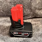 Milwaukee M12 Redlithium XC4.0 12V 4.0AH Li-ion Battery 3NR19/65-2. Fixed Price $65.00.