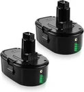 2PACK 18V Li-ion Replacement For Dewalt Battery Xrp Baterias 6.5A, DC9096 DC9098. Fixed Price $83.84.