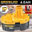 Battery For Dewalt 6.0AH Volt Xrp DC9096 DC9098 Li-ion Led DC9099 New. Fixed Price $18.39.