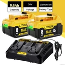 For Dewalt Volt Max 8.0AH Lithium Ion Battery DCB206-2 DCB205-2 DCB200-2. Fixed Price $39.99.