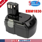 7.0AH EBM1830 18VOLT Battery For Hitachi BCL1815 WR18DL18V Li-ion BCL1840 WH18DL. Fixed Price $33.98.