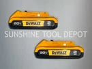 New Dewalt Max Batteries 2.0AH Lithium Li-ion Volt DCB203-2. Fixed Price $54.99.