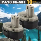2-PACK For Makita 18V Ni-mh Battery 1822 1834 1823 1833 1835 PA18 192826-5 4.8AH. Fixed Price $38.89.