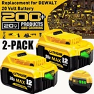 2PACK 12.0AH For Dewalt Volt Max Xr Lithium Ion Battery DCB206-2 DCB205-2. Fixed Price $40.00.