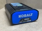 Kobalt Kb 240C-06 Genuine 40V Max 2.0AH Rechargeable Lithium-ion Tool Battery. Fixed Price $36.00.