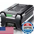 Surpowtec 60V 5.0AH Replacement For Greenworks Pro Battery LB60A03 LB60A02. Fixed Price $137.40.