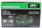 Metabo Hpt 382309M Multivolt Battery Li-ion Bsl 36A18X. Fixed Price $75.00.