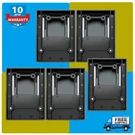20V/ 18V For Black & Decker LBXR20 LB2X4020 Hanger Wall Shelf 5 Pack Tool Holder. Fixed Price $12.98.