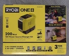 Ryobi 18V One + 200 Watt Power Source/charger PCLBG06K. Fixed Price $80.00.
