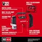 Craftsman Cordless 20V Dc Combination Air Inflator & Vacuum Blower !!!!!!!!. Fixed Price $79.99.