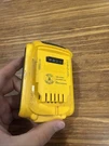 Dewalt DCB203 Battery - Yellow. Fixed Price $10.00.