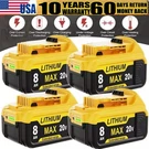 Pack 8.0AH For Dewalt Volt Max Lithium-ion 3.0/12.0AH Battery DCB206 DCB203. Fixed Price $93.64.