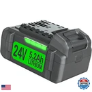 Dtk Replacement For Flex 24V Battery 5200MAH Lithium-ion Batteries FX0331-1. Fixed Price $117.94.