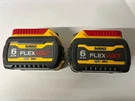 New Genuine Dewalt DCB606-2 Flexvolt 20V/60V Max 6AH Li-ion Battery PACKS-2. Fixed Price $185.00.