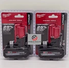 Milwaukee M12 Pack X2 High Output Ah XC5.0 Battery 48-11-2450 Oem. Fixed Price $134.98.