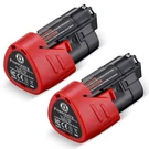 2PCS For Milwaukee M12 Lithium Battery 12V 3.0AH 48-11-2411 48-11-2401. Fixed Price $28.99.