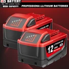 For Milwaukee M18 Lithium Xc 12.0AH Extended Capacity Battery 48-11-1890 Charger. Fixed Price $25.92.
