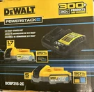 Dewalt DCBP315-2C 20V Max Powerstack Lithium-ion Batteries And Charger Combo Kit. Fixed Price $157.77.