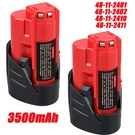 2X M12 3.5AH 12VMAX Lithium Battery For Cordless 48-11-2401 48-11-2402. Fixed Price $13.92.