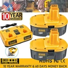 2PACK 18V Xrp Battery /charger For Dewalt DC9096-2 DW9095 DW9096 DC9098 DC9099. Fixed Price $54.00.