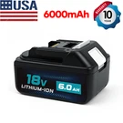 6.0AH 6AH Lithium Battery Set For Makita LXT400 BL1860 18VOLT. Fixed Price $85.61.