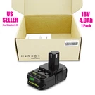 New 18V 4.0AH For Ryobi 2AH Compact Battery Plus One P191 P190 PBP006. Fixed Price $23.99.