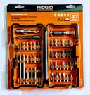 Ridgid Pc Driver Set AC10D43 Impact Phillips Torx Hex Straight Slot. Fixed Price $24.88.