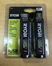 Ryobi FVB201 Lithium 2AH Rechargeable Batteries Pack Usb-c Battery Oem New. Fixed Price $49.99.