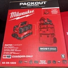 Milwaukee 48-59-1809 M18 18V Lithium-ion Packout 6-PORT Rapid Charger. Fixed Price $220.00.