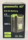 Greenworks 60V 8.0AH Ultra Power Battery. Fixed Price $340.00.