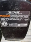 Sears Craftsman 130139015 15.6V Battery 100242025 Worklight W/storage Case. Fixed Price $32.95.