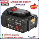 Waitley 20V 6.0A Replacement Battery For Dewalt DCB200 Dcd Dcf Dcg Series Tool. Fixed Price $38.48.