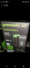 Greenworks Pro 60V High Current Lithium Ion Battery Compatible With Tools. Fixed Price $160.00.