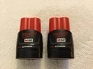 New Genuine Milwaukee 48-11-2420 Batteries Volt 2.0AH M12 Red Lithium Ion. Fixed Price $51.89.