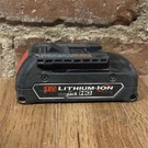 Bosch Lithium Slim Pack 18V Battery Model BAT610G Only - Tested Working. Fixed Price $18.99.