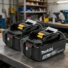 Makita BL1850B-2: Two 18V Lxt 5.0AH Lithium-ion Batteries Black Finish. Fixed Price $81.99.