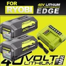 8000MAH Battery For Ryobi 40V Lithium OP40602 OP4050 OP4026A With Led Charger. Fixed Price $96.00.