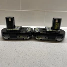 (set Of 2) Ryobi One+ 2AH High Performance 18V Lithium Batteries - PBP003. Fixed Price $49.99.