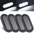 Ledvillage 6 Inch Smoked Lens White 24 Oval Tail Clearance Lights Reverse Si. Fixed Price $68.01.