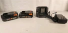 Ridgid 18V 2AH Lithium Ion Battery And Charger Starter Kit Batteries W. Fixed Price $40.00.
