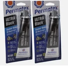 Permatex Set Of 2 Ultra Black Maximum Oil Resistance Rtv Silicone Gasket Maker. Fixed Price $13.50.