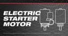 Electric Starter Motor For Powersmart HB7109A HB7109B Snow Blower 208CC. Fixed Price $139.95.