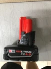 Milwaukee 48-11-2440 12-VOLT Xc 4.0 Ah Red Lithium Cordless Tool Battery. Fixed Price $40.99.